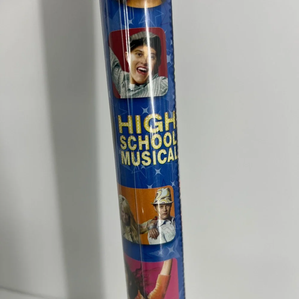 Disney High School Musical Gift Wrap Hallmark 15 Sq Ft Blue Vintage 2000s New‎